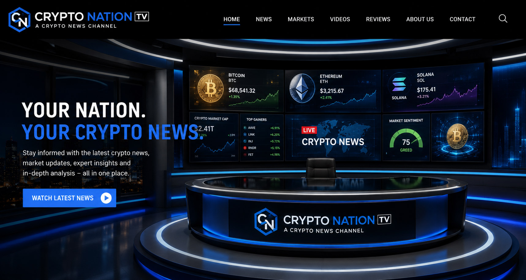 Crypto Nation TV — Your Nation. Your Crypto News.